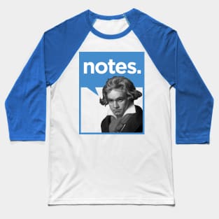 Notes Baseball T-Shirt